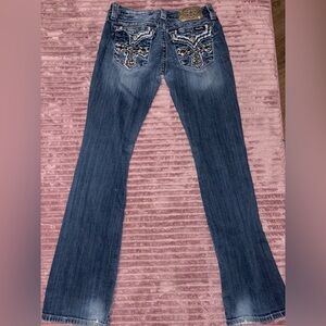 Miss me jeans , bootcut size 28X34